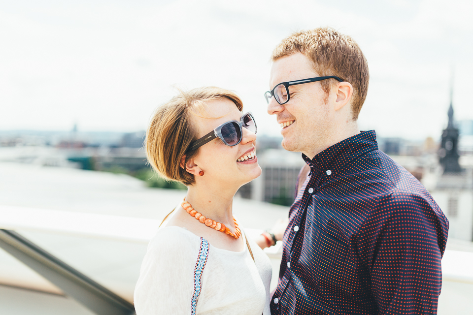London engagement photos on the Southbank, Tate Modern and St Pauls by Miss Gen Photography - London wedding photographer