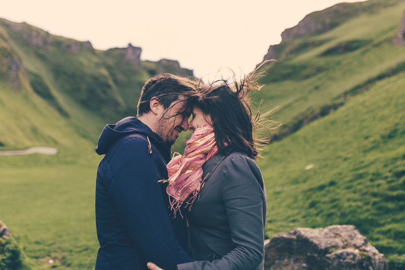 Engagement photography in the Peak District