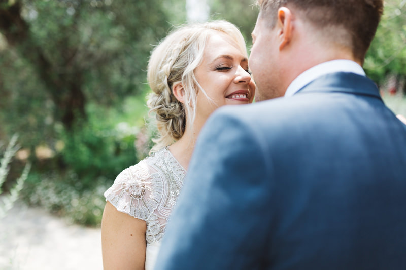 first look south of france wedding photographer
