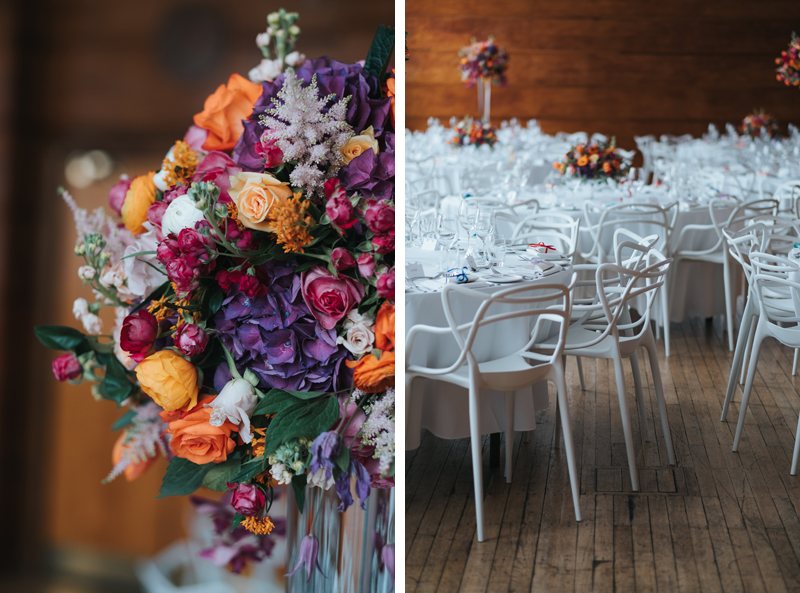 colourful, modern london wedding at town hall hotel in bethnal green