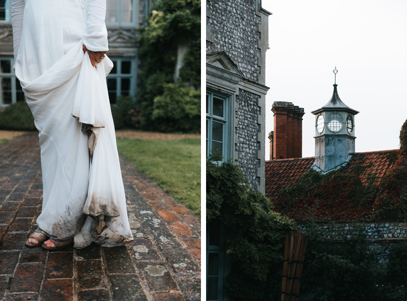 relaxed manor house wedding