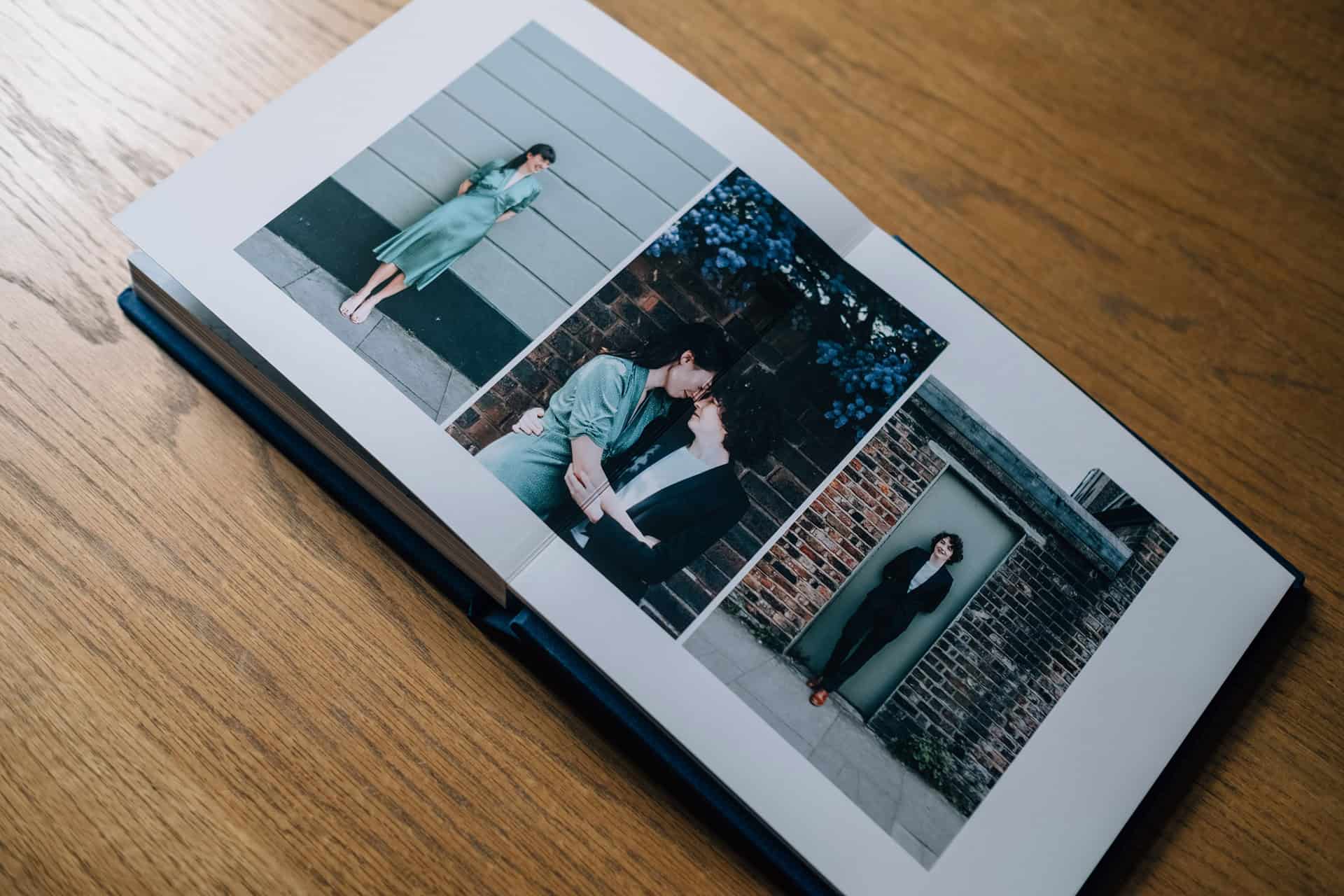 islington elopement wedding album