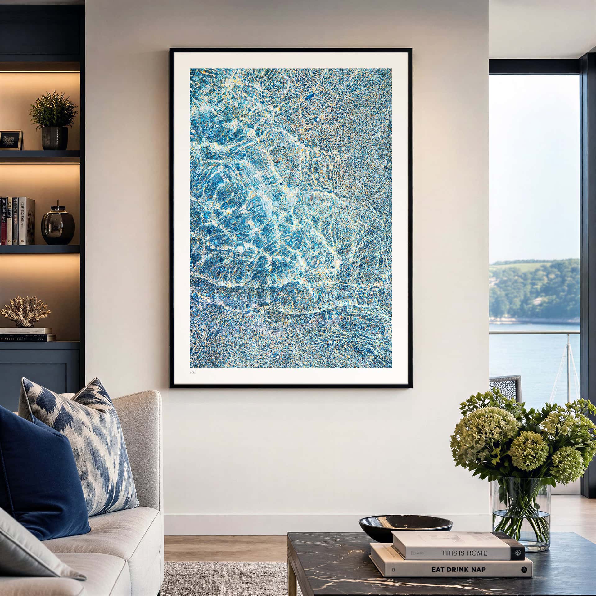 KOKO Studio Fine Art Print of Porthcothan Sapphire by Genevieve & Matthew