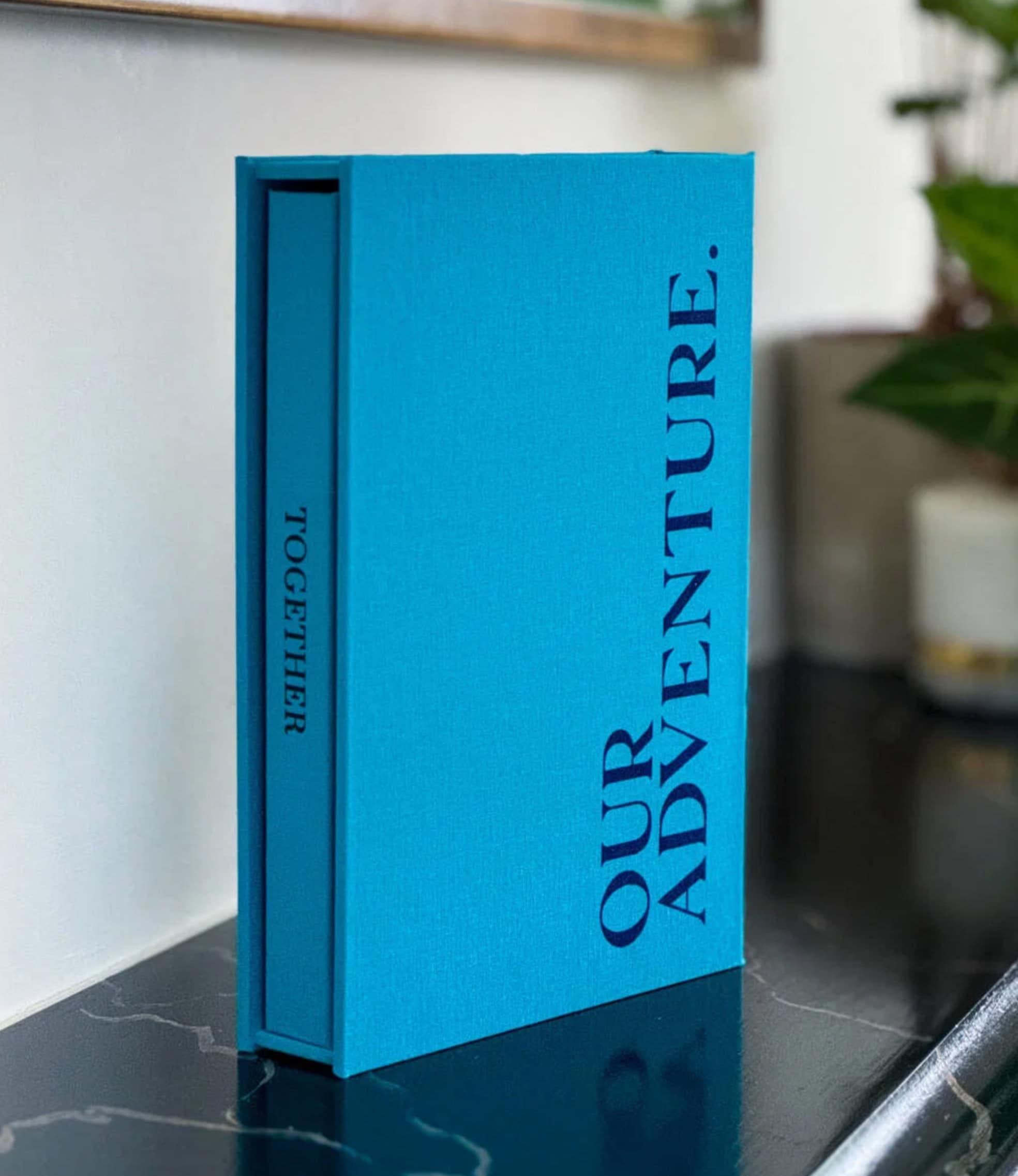 fine art photo book coffee table book blue