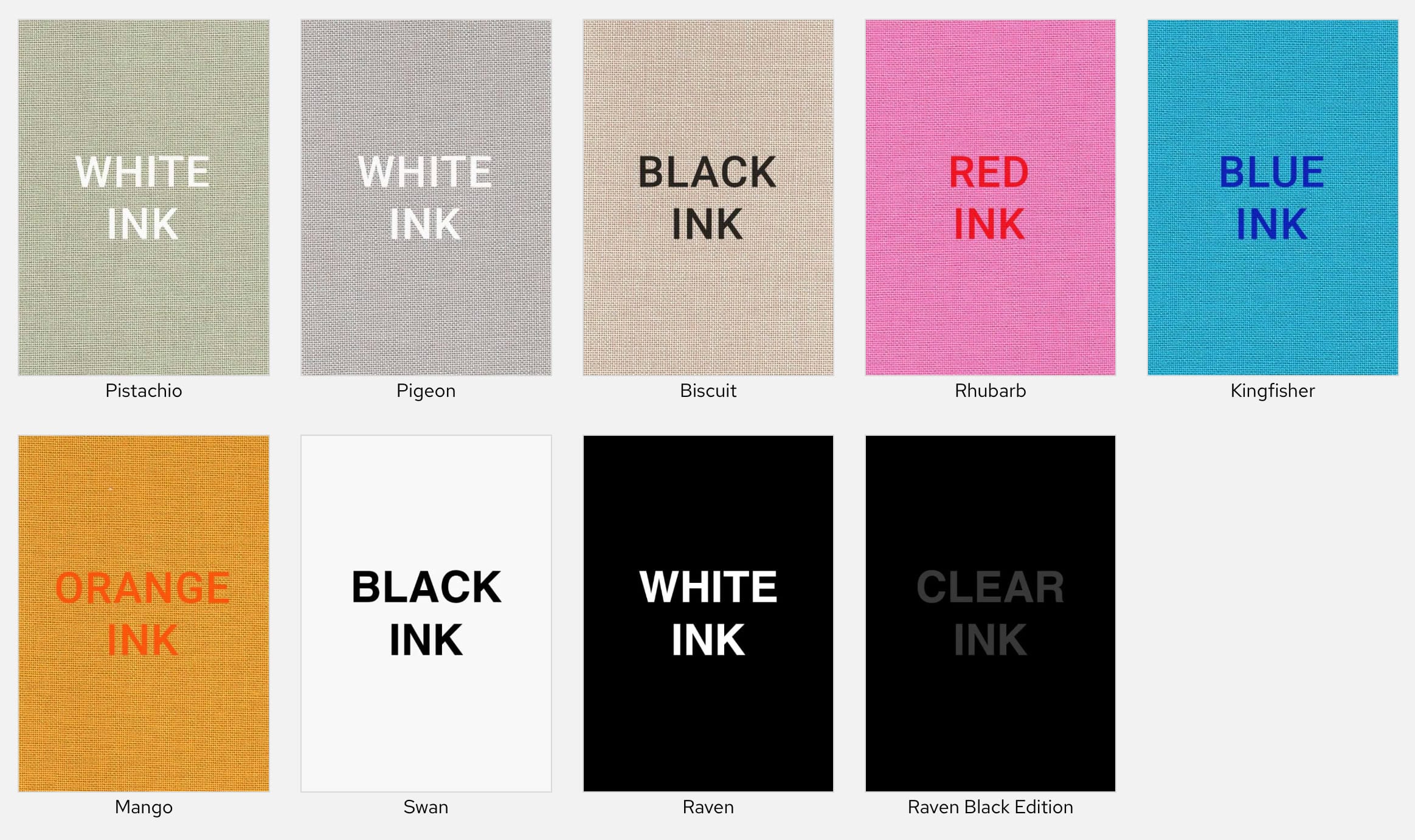 coffee colours